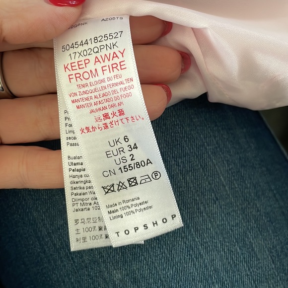 TOP SHOP rose pink blazer - Picture 6 of 9